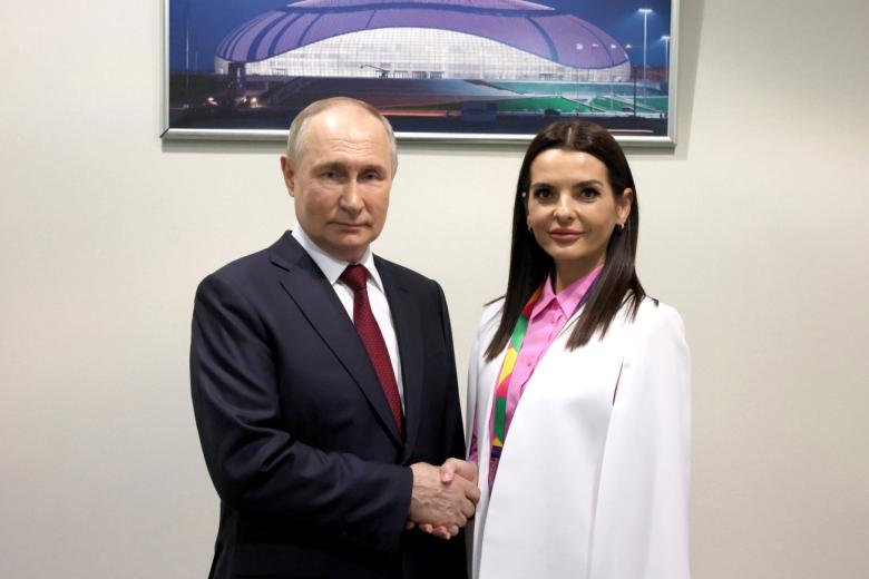 Владимир Путин и Евгения Гуцул