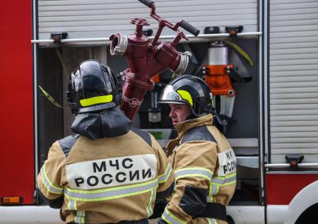 Склад с семечками загорелся в Пензенской области