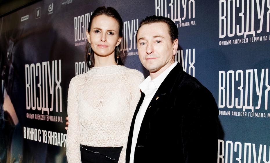 Анна Матисон и Сергей Безруков на премьере фильма «Воздух»