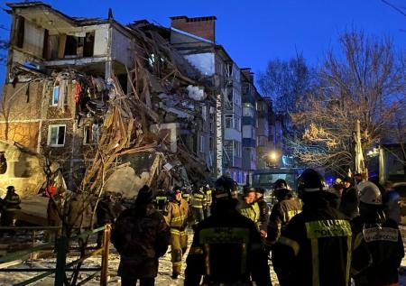 Момент взрыва газа в пятиэтажке под Тулой попал на видео