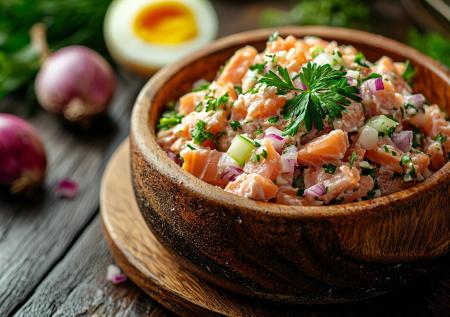 Элементарный ленивый рецепт: салат из горбуши — вкусно, сытно и быстро