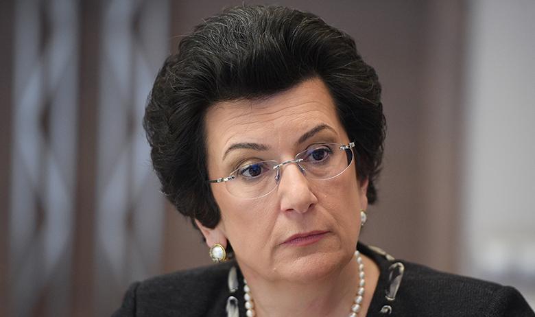 Экс-спикер парламента Грузии, лидер партии "Демократическое движение — Единая Грузия" Нино Бурджанадзе во время интервью в агентстве МИА "Россия сегодня"