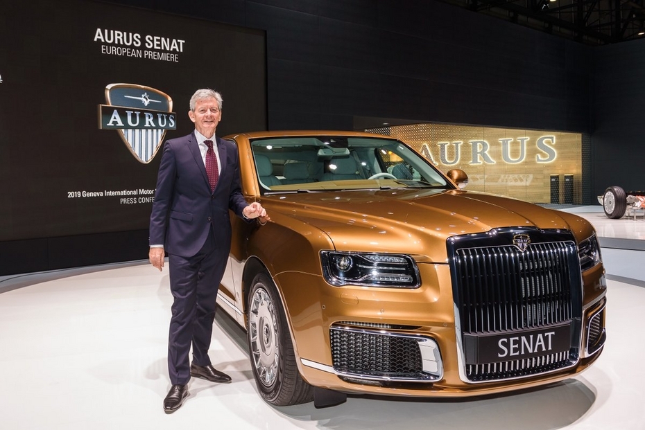 На Женевском автосалоне состоялась европейская премьера Aurus Senat