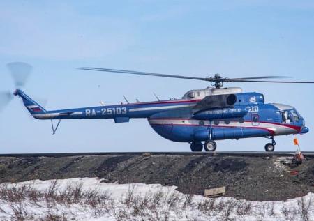 Вертолёт Ми-8 совершил вынужденную посадку на Таймыре