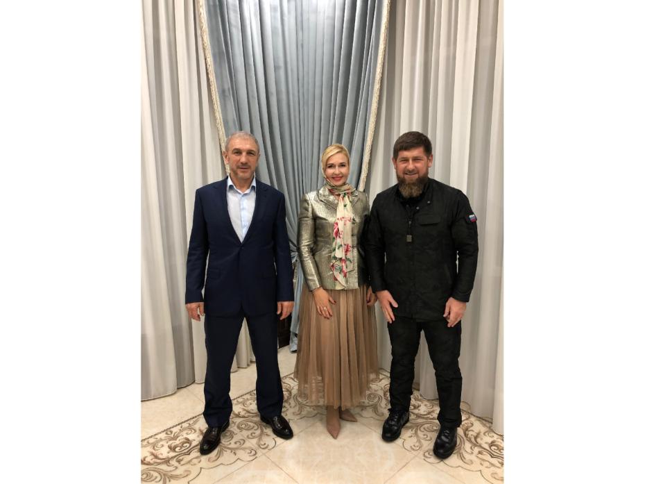 Татьяна Пономаренко-Левераш и Рамзан Кадыров