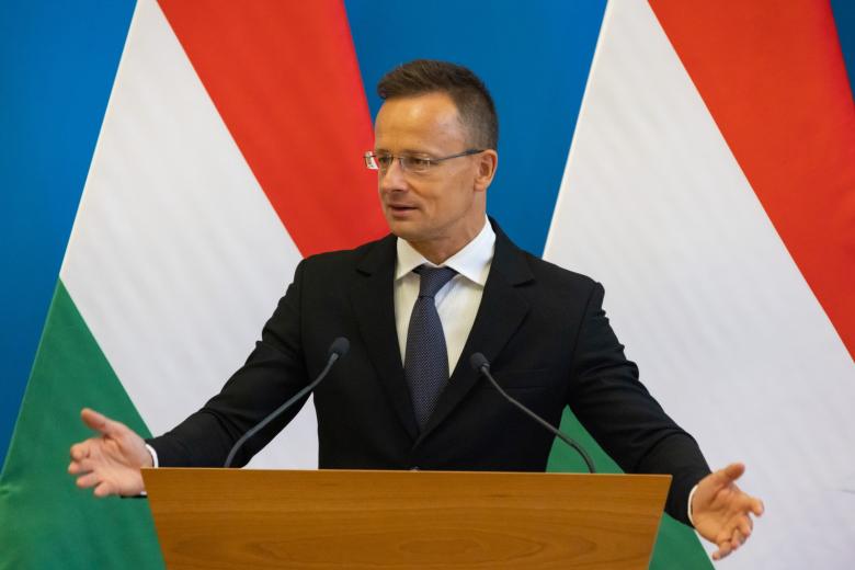 Министр иностранных дел и внешней торговли Венгрии Петер Сийярто