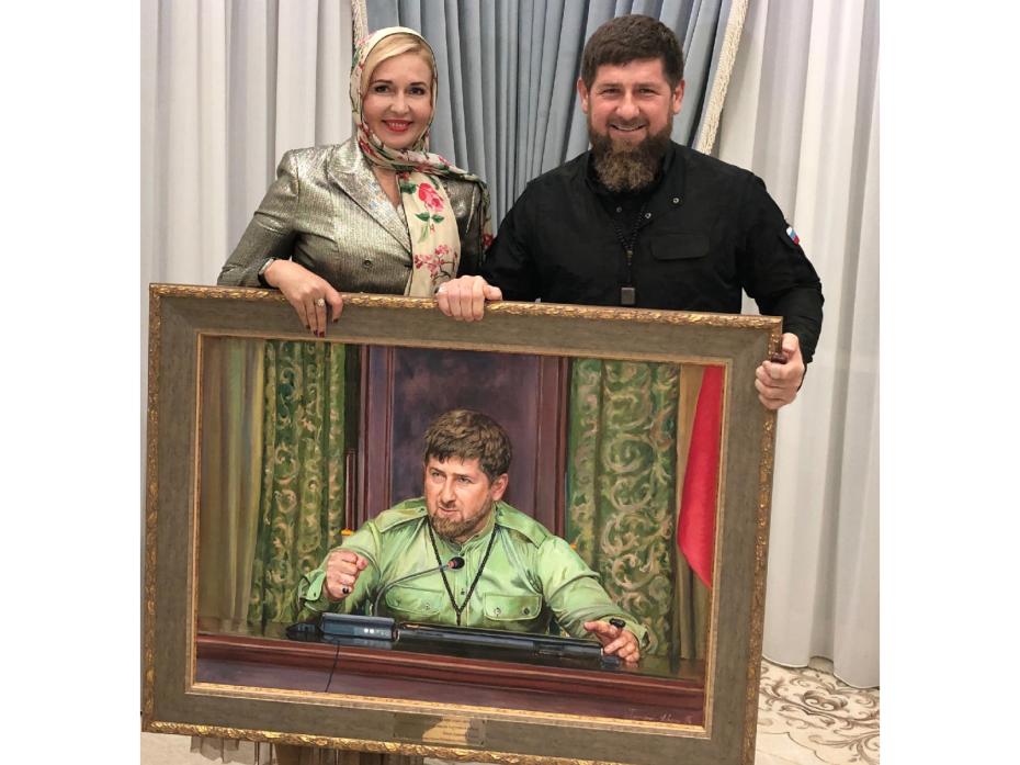 Татьяна Пономаренко-Левераш и Рамзан Кадыров