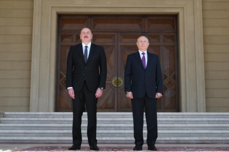 Владимир Путин и Ильхам Алиев