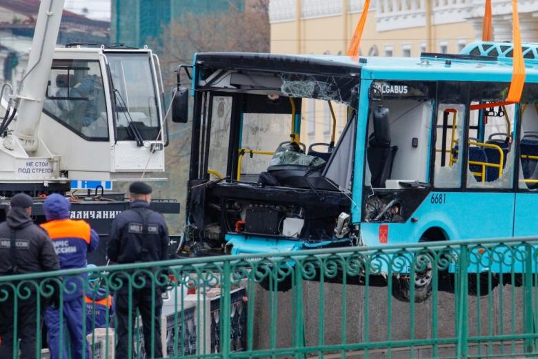 ДТП с автобусом в Санкт-Петербурге