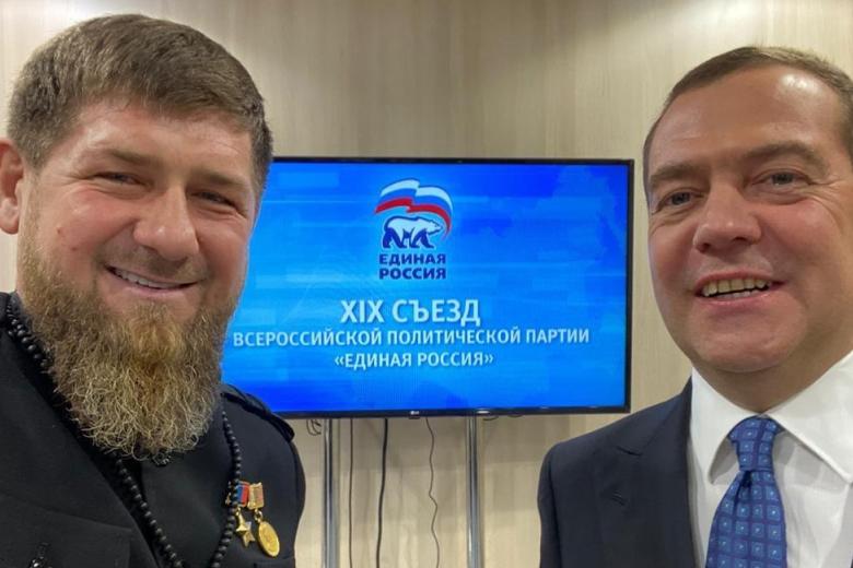 Рамзан Кадыров и Дмитрий Медведев