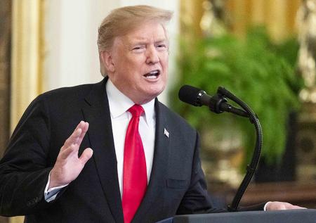 Трамп назвал США миролюбивой страной, вводя антииранские санкции