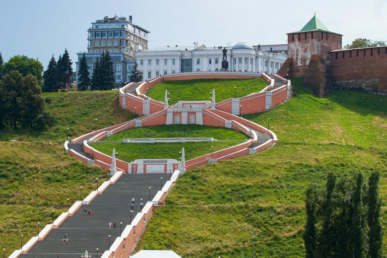 Чкаловская лестница в Нижнем Новгороде