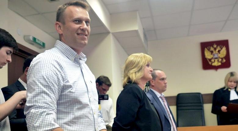 Оппозиционер Алексей Навальный