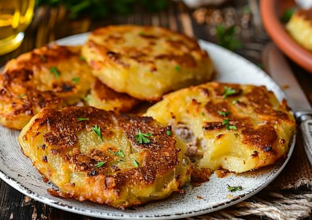 Сочные колдуны: белорусские картофельные пирожки с мясом