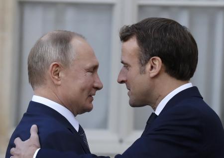 Путин и Макрон — разговор начистоту
