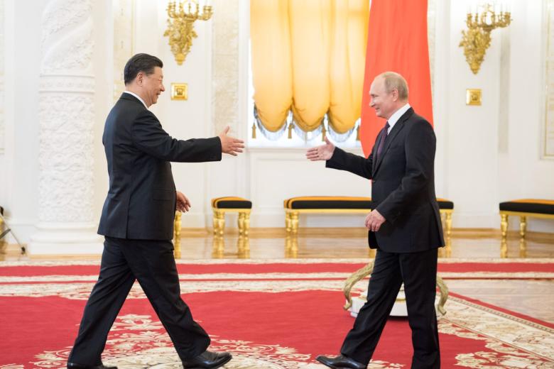 Си Цзиньпин и Владимир Путин
