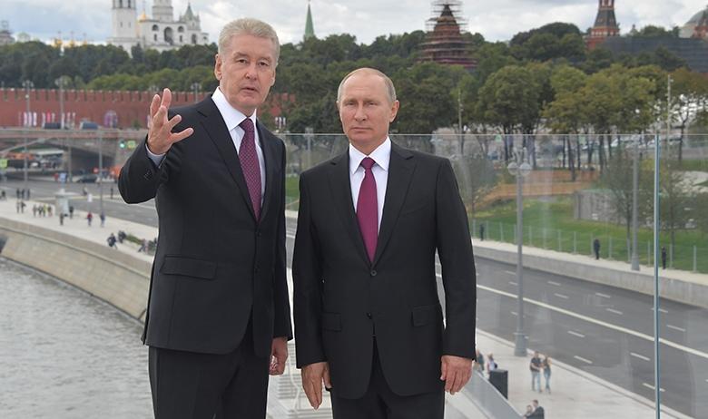 Сергей Собянин и Владимир Путин