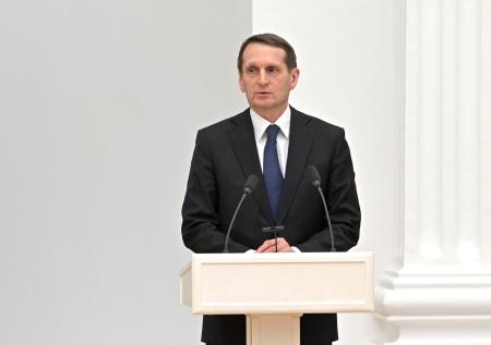 Нарышкин раскрыл детали плана Госдепа США по дискредитации спецоперации