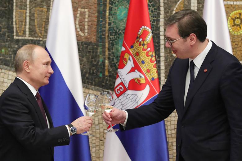 Владимир Путин и Александр Вучич