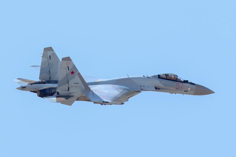 Российский многоцелевой сверхманёвренный истребитель Су-35С