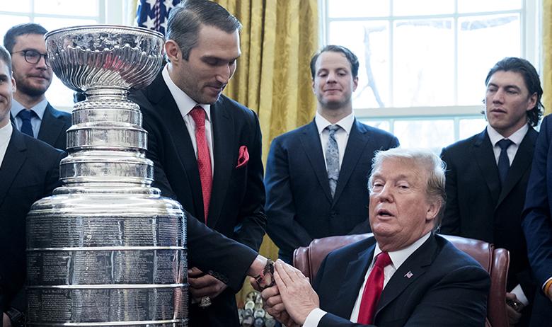 Алекс Овечкин и Дональд Трамп