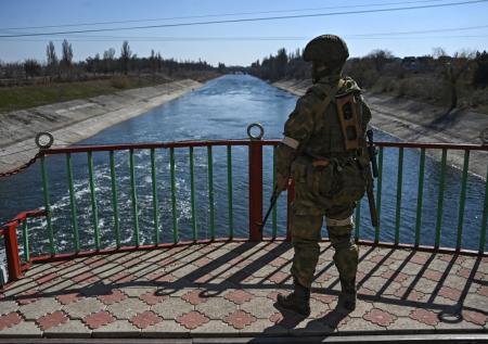 В Крыму сообщили, что Северо-Крымский канал полностью заполнился водой
