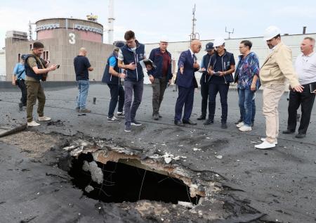 Глава МАГАТЭ: физическая целостность ЗАЭС нарушена из-за обстрелов