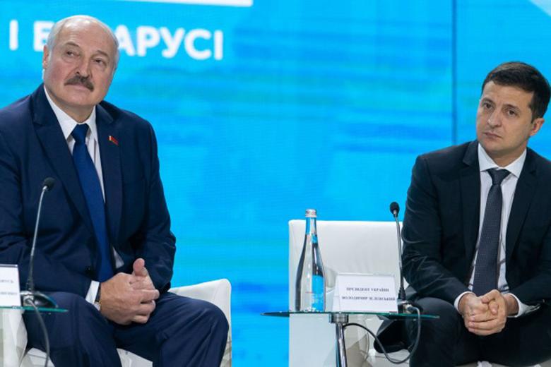 Александр Лукашенко и Владимир Зеленский 
