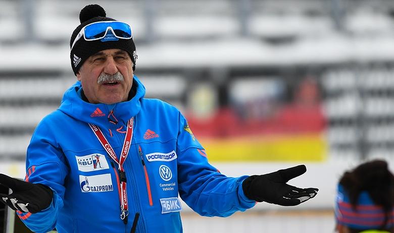 Главный тренер сборной России по биатлону Александр Касперович