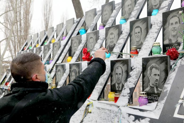 Аллея героев «Небесной сотни», Киев