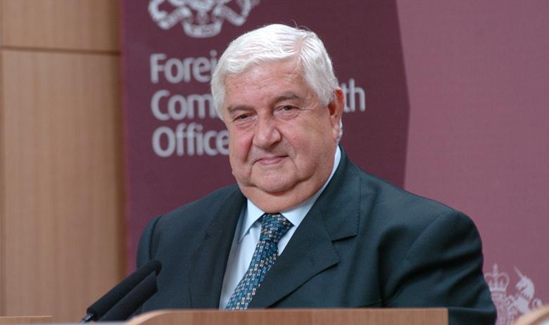 Глава МИД Сирии Валид Муаллем 