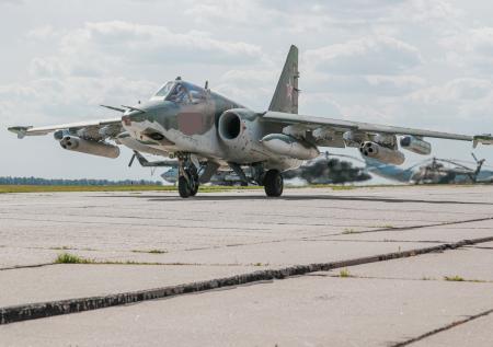 В Приморье рухнул штурмовик Су-25