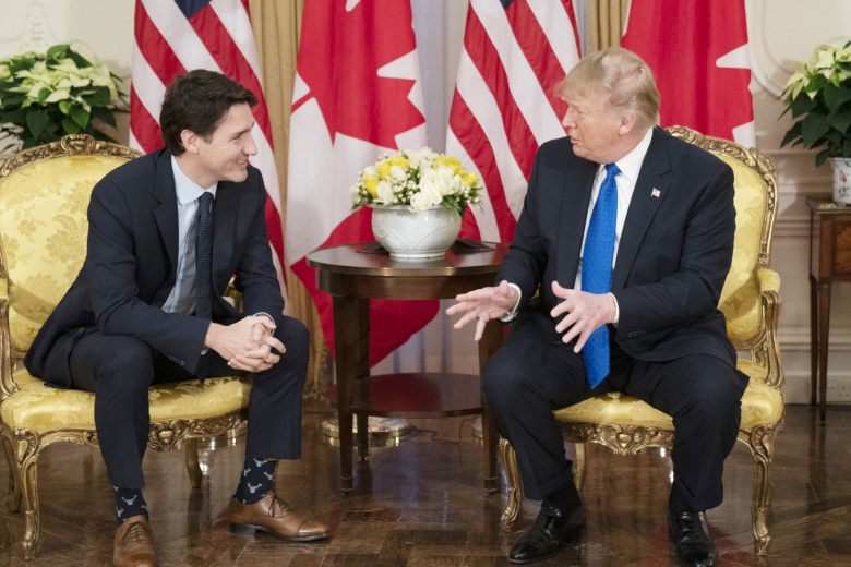 Джастин Трюдо, Дональд Трамп