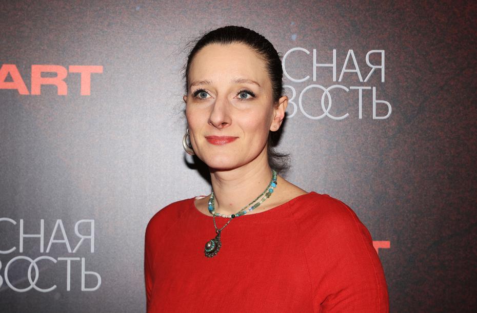 Мариэтта Цигаль-Полищук  на премьере сериала «Опасная близость» в кинотеатре «Художественный» в Москве