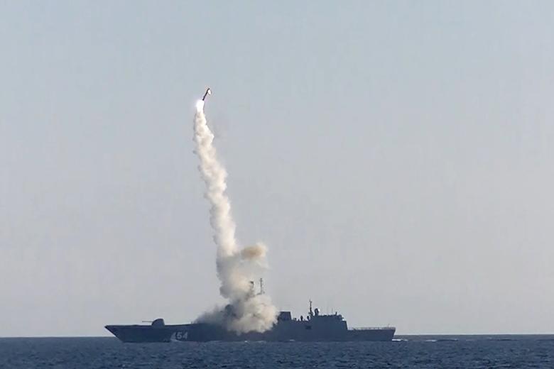 Испытания гиперзвуковой ракеты «Циркон» акватории Белого моря