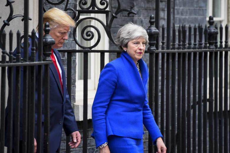 Дональд Трамп и Тереза Мэй