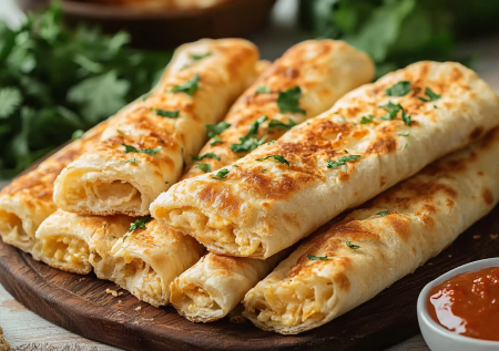 Рецепт закуски из лаваша «Сырные палочки» — хрустящее удовольствие