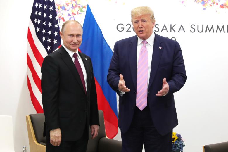 Владимир Путин и Дональд Трамп