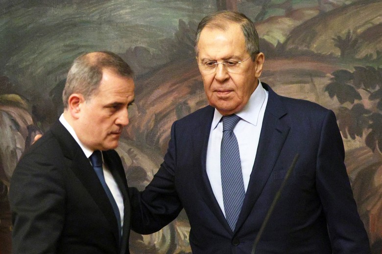 Сергей Лавров и глава МИД Азербайджана Джейхун Байрамов