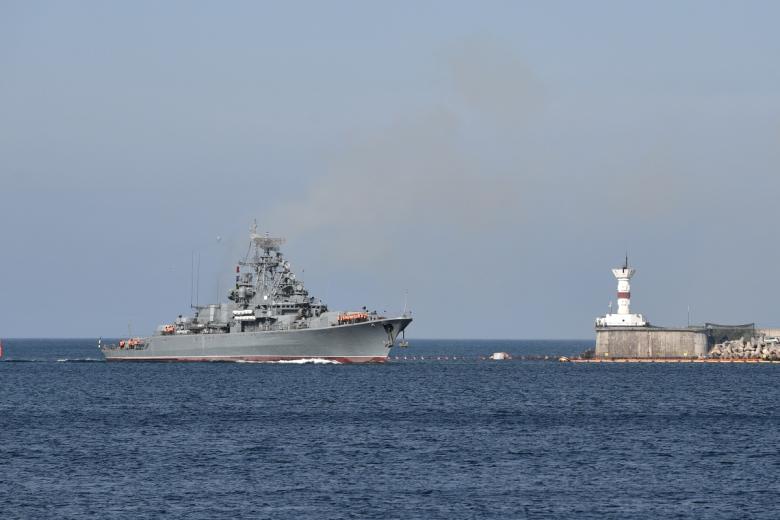 Военный корабль Черноморского флота РФ