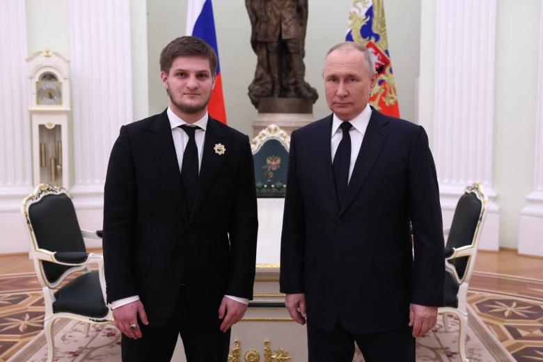 Ахмат Кадыров и Владимир Путин