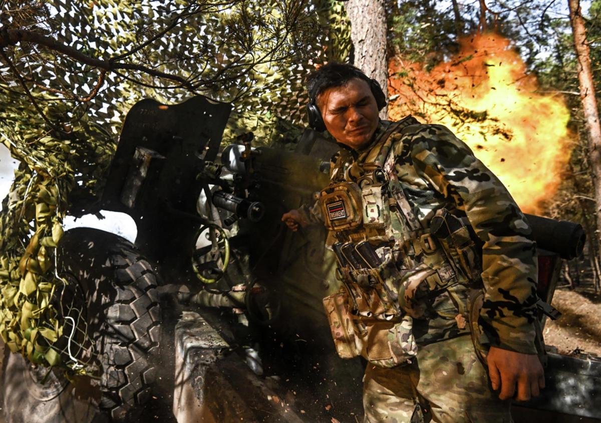 Военнослужащий ВС РФ в зоне СВО