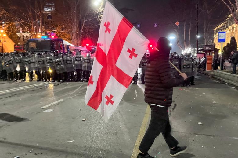 Акция протеста в Тбилиси