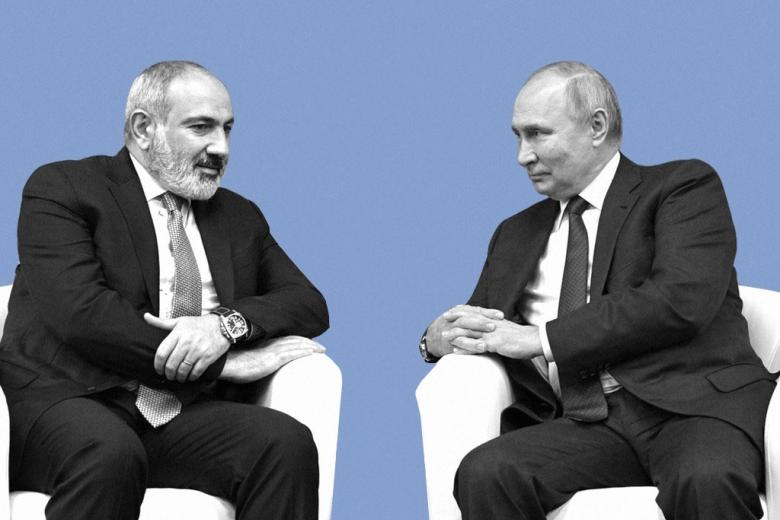 Никол Пашинян и Владимир Путин