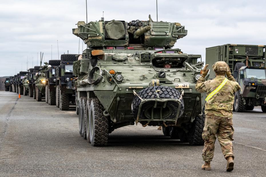 Колесный танк армии США Stryker