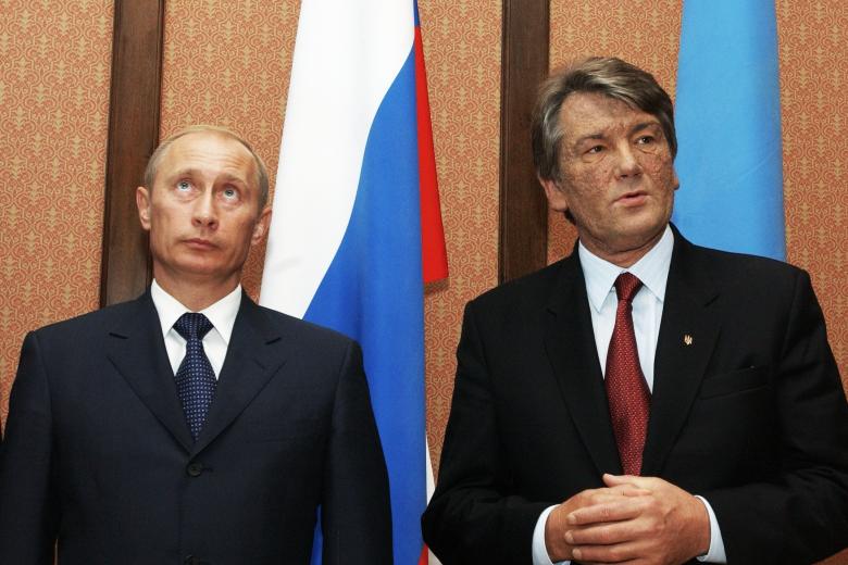 Владимир Путин и Виктор Ющенко (архивное фото)