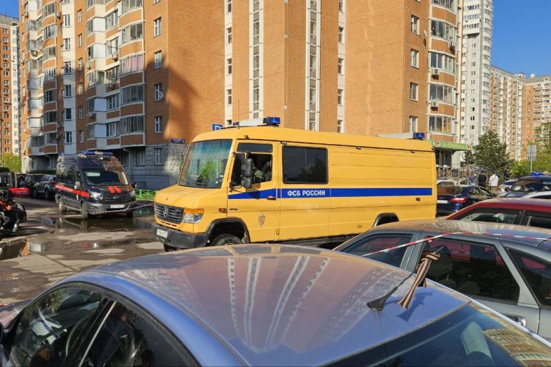 На месте взрыва в Балашихе