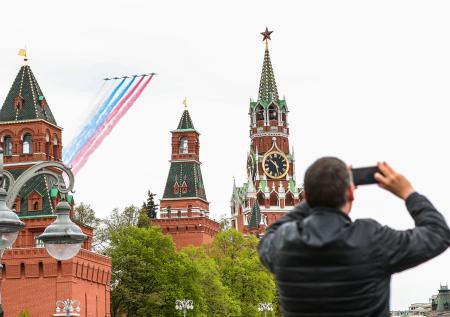Авиапарад в честь 75-летия Великой Победы: фото