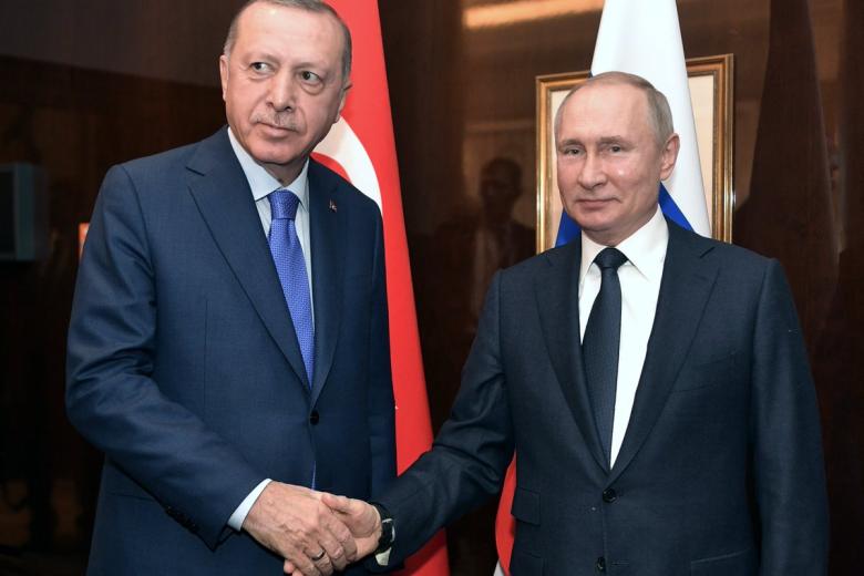 Реджеп Тайип Эрдоган и Владимир Путин