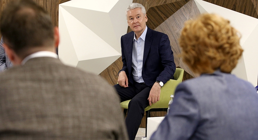 Кандидат в мэры Москвы Сергей Собянин